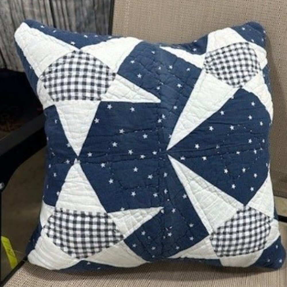 Upcycled Quilt Pillow